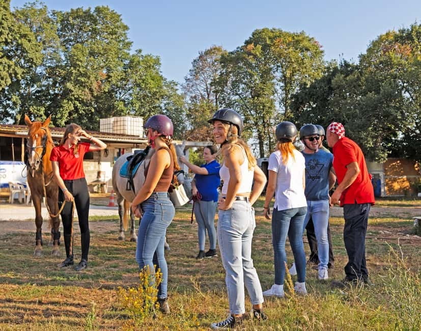 Fazana: Sunset 1-hour Horse Riding in Nature with Guide - How Safety and Comfort Actually Work on a Short Ride