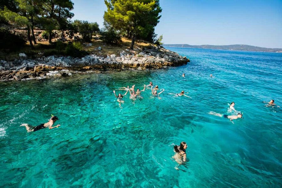 From Brač Island: Catamaran Tour with Food & Drinks - A mega catamaran day on Brač from Supetar