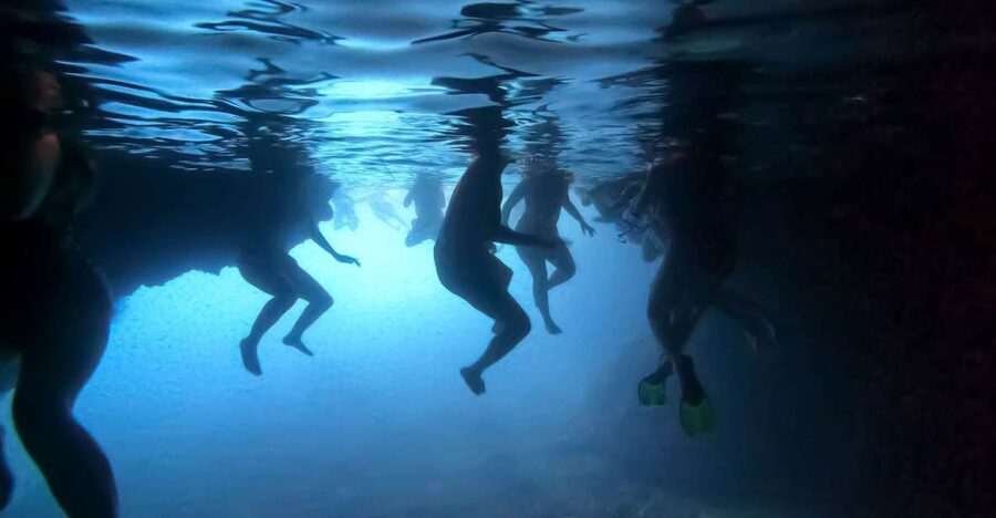 From Dubrovnik/Cavtat: Blue Cave, Sunj Beach Speed Boat Tour - Koločep Island and the Blue Cave: turquoise light and narrow-entry swimming