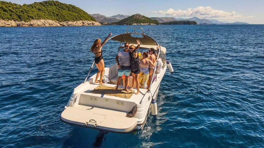 From Dubrovnik: Elaphiti Islands & Blue Cave Speedboat Tour - Speedboat energy from Dubrovnik’s Old Port
