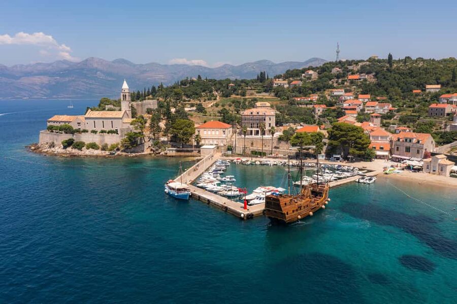 From Dubrovnik: Elaphiti Islands Galleon Cruise with Lunch - Lopud Island: Gardens, Beaches, and a Guided but Flexible Feel