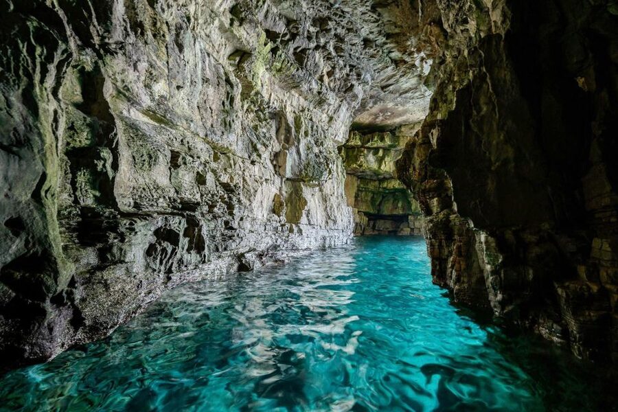 From Fazana: Sea caves, hidden island, cliffs and more... - Sveti Jerolim: A Short Photo Stop Plus Another Swim Chance
