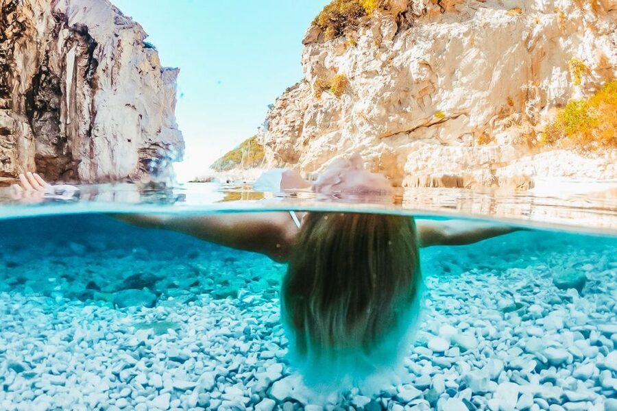 From Hvar: Blue and Green Cave Day Tour - Biševo and the Blue Cave: the shuttle-boat moment