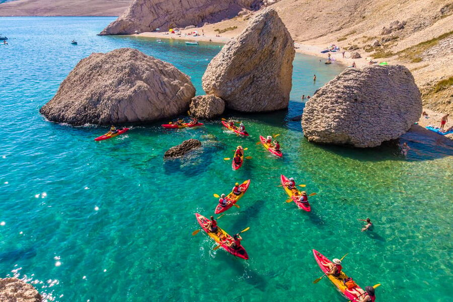 From Metajna/Novalja: Pag Bay Guided Sea Kayaking Tour - Ručica Beach to Sušac: A Paddle Built Around Beaches