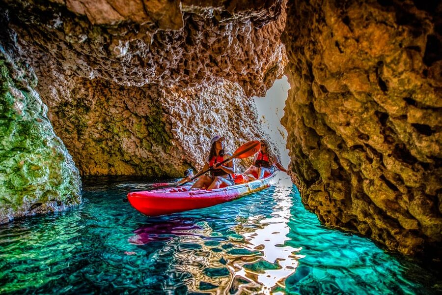 From Metajna/Novalja: Pag Bay Guided Sea Kayaking Tour - Paddling Past Stogaj and Teplica Under Cliff Walls