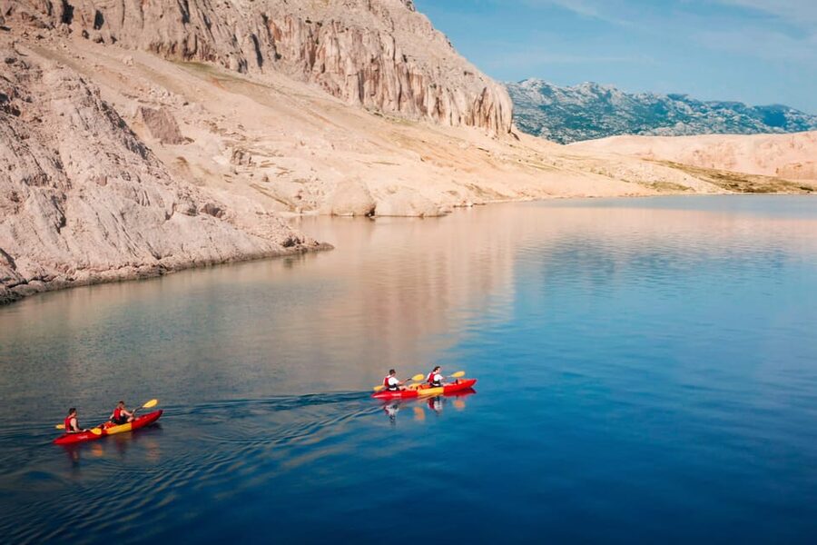 From Metajna/Novalja: Pag Bay Guided Sea Kayaking Tour - Price and Value for a $61 Guided Paddle