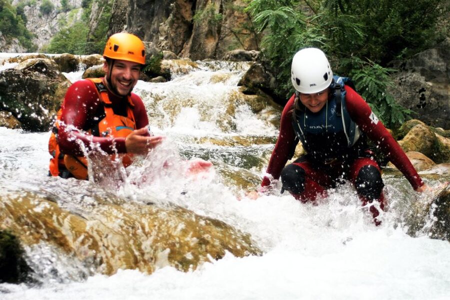 From Omiš: Cetina River Canyoning with Licensed Instructor - The Kraljevac finish: ending at a power plant that ages well