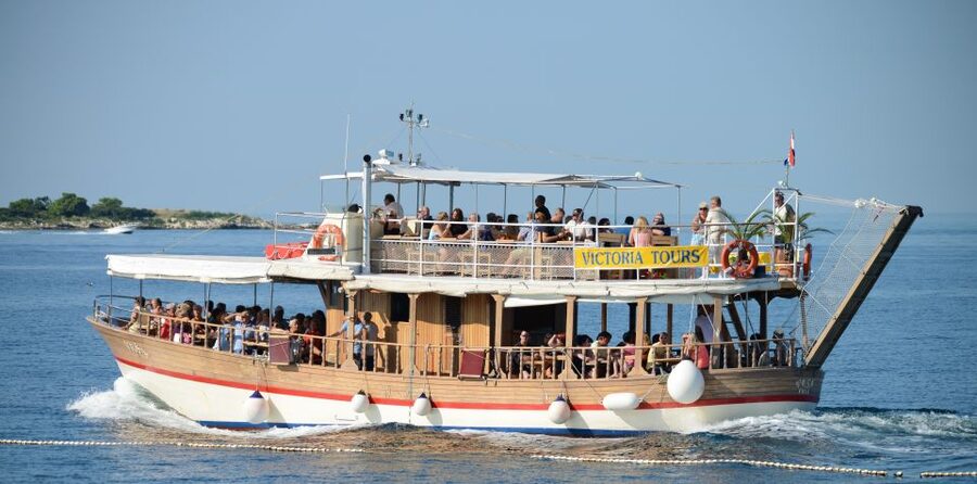 From Poreč: Evening Dolphin Cruise with Welcome Drink - The Rovinj stop: 2 hours for sightseeing, shopping, and breaks