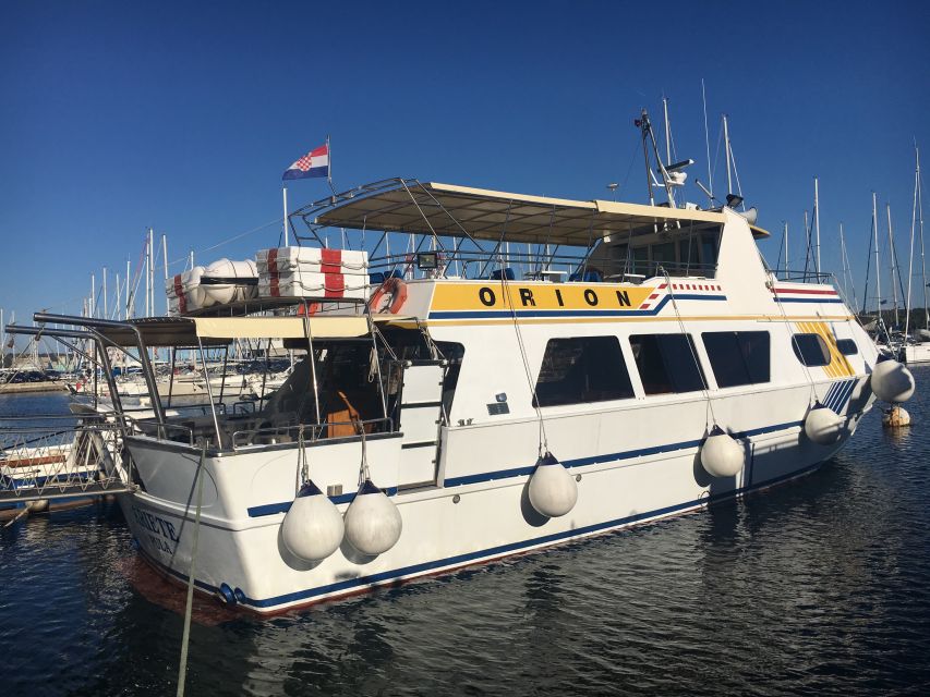 From Pula: Day Cruise to Rovinj, Lim Fjord, and Red Island - Pula departure: Boat Ariete and a day on the water
