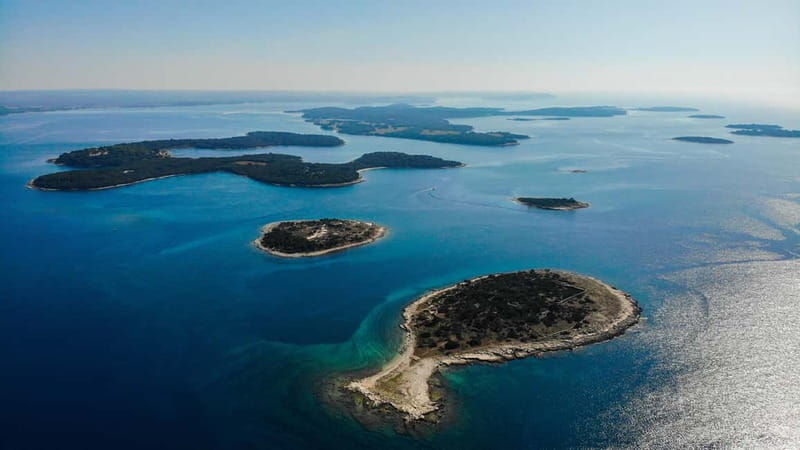 From Pula: Rovinj & NP Brijuni cruise with Red Island visit - The Fažana stop and the closing views back through Pula