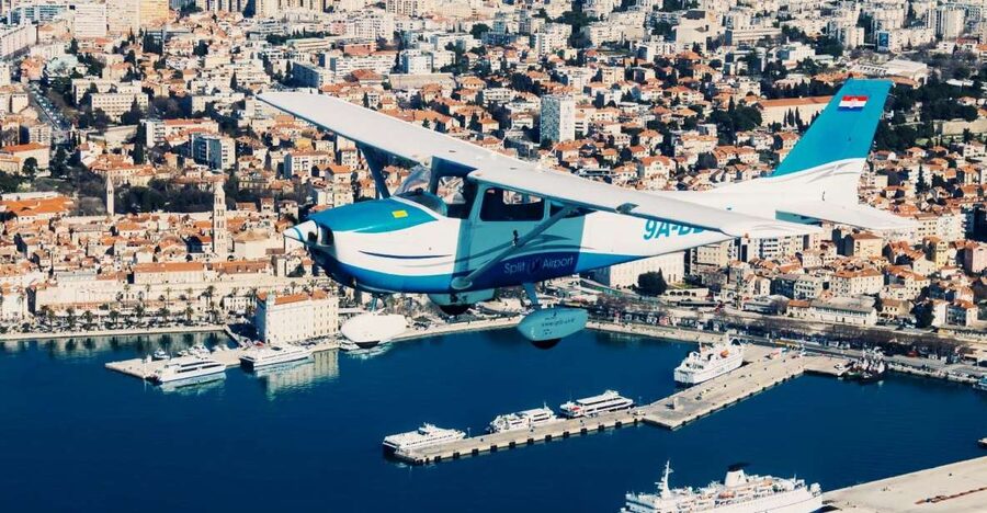 From Sinj: Panoramic Flight over Split - Klis Fortress: the aerial version of a must-see viewpoint