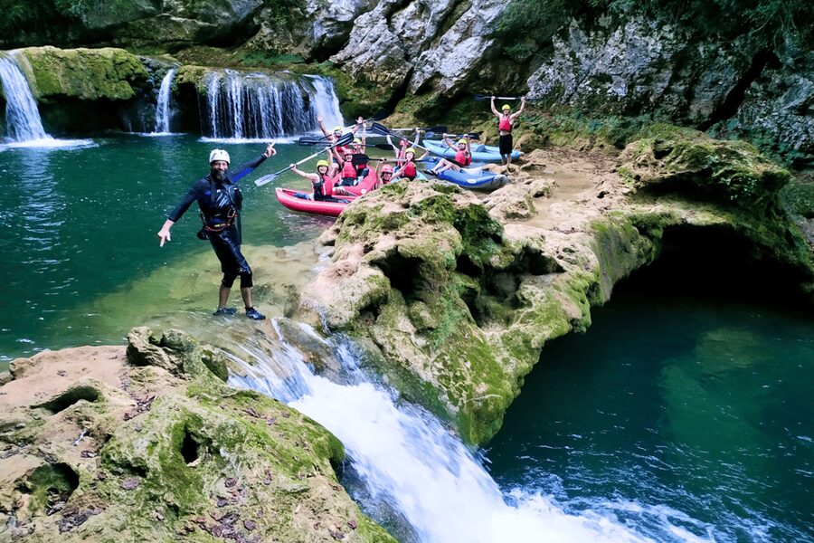 From Slunj: Mreznica Kayaking Adventure - Who this fits best: beginners, families, and adrenaline seekers