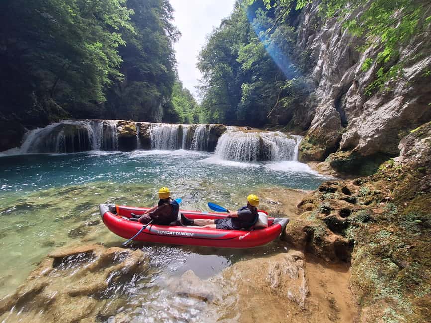 From Slunj: Mreznica Kayaking Adventure - The first 15 to 30 minutes: van transfer and a safety briefing that sets you at ease