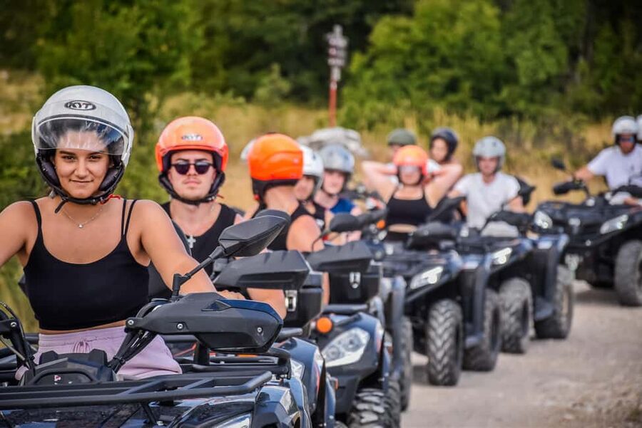 From Split: ATV Dinara Mountain Tour with Picnic - Your ATV: CF Moto 450L, Automatic, and Built for Real Terrain