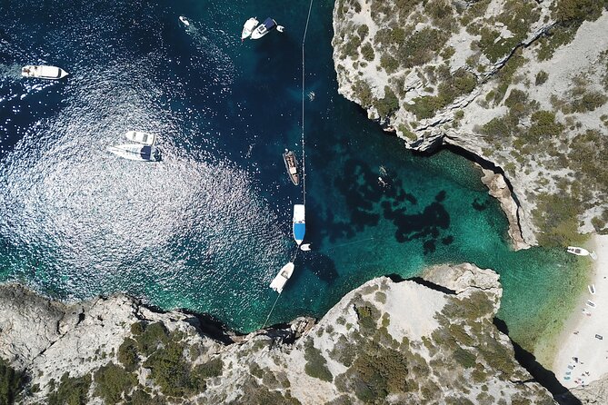 From Split: Blue cave & 5 Islands tour - Stiniva Cove on Vis: your best “just jump in” moment