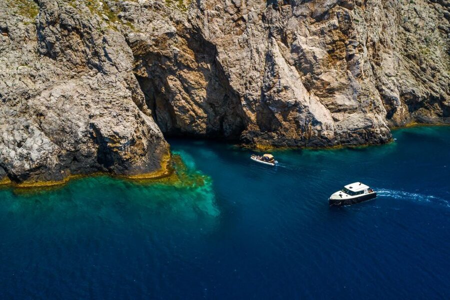 From Split: Blue Cave and Hvar Guided Tour by Luxury Boat - Paklinski Islands and Carpe Diem beach: sun time done right