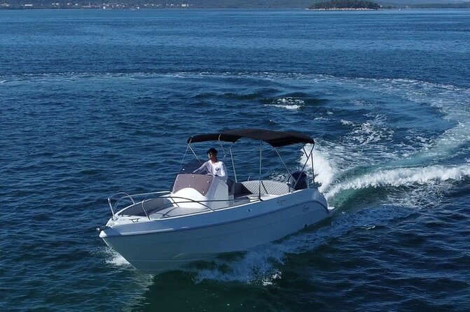 From Split Blue Lagoon and 3 Islands Tour - The Boat Ride Setup: Small Group Feel, Two-Crew Vibe, and Space