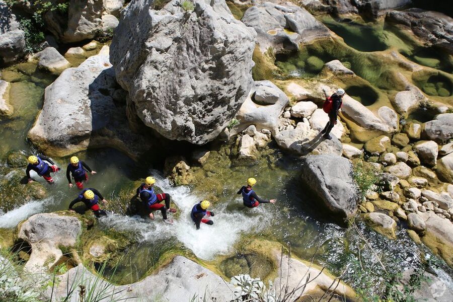 From Split: Canyoning on the Cetina River - Entering the Cetina Canyon: The Part That Feels Like a Real Workout