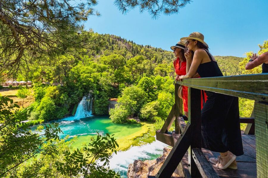 From Split: Krka National Park Tour - Skradinski Buk: the boat ride and the guided walking option