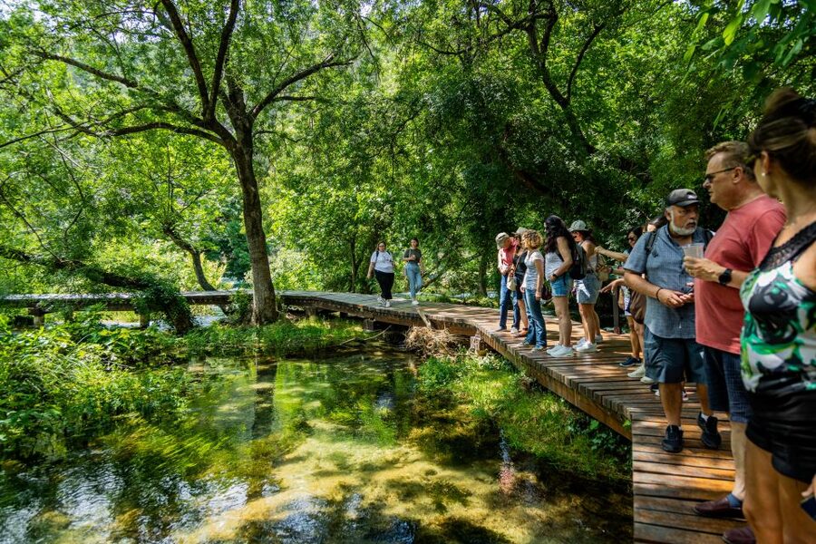 From Split: Krka Waterfalls Cruise & Trogir Walking Tour - Krka National Park: how you use the trails and where Skradisnki Buk fits