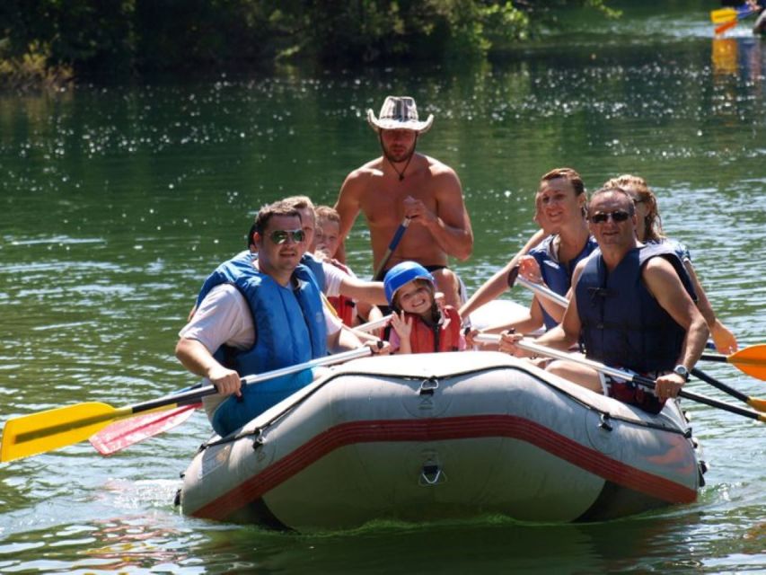 From Split or Trogir: Cetina River Rafting with Transfer - Omiš Start Area, Mountain Scenery, and Getting Ready for the Water