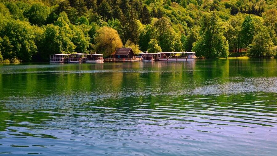 From Split or Trogir: Plitvice Lakes Trip with Entry Ticket - Kozjak Lake boat ride: the 20 minute reset you will actually appreciate