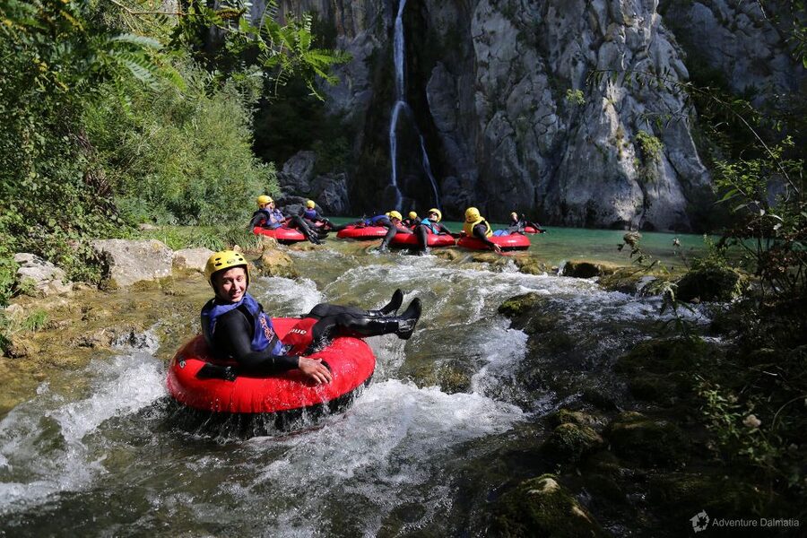 From Split: River Tubing on Cetina River - From Zadvarje Base to the River: Setup Is Part of the Fun