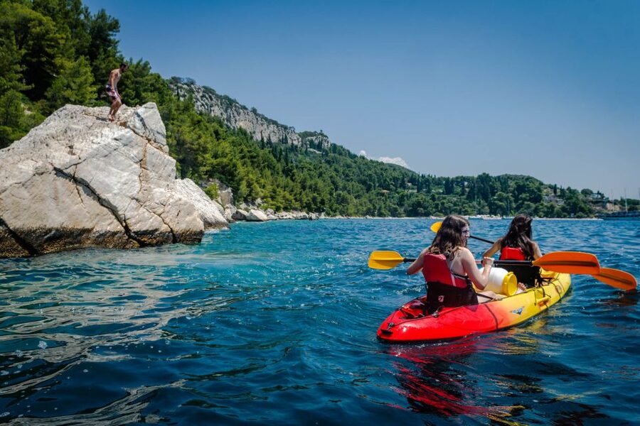 From Split: Sea Kayaking Tour - Entering the Adriatic from Marjan Hill