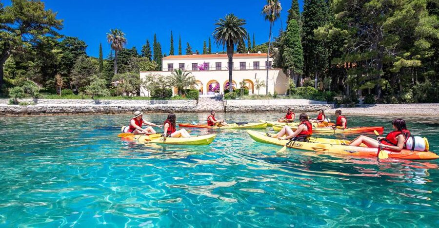 From Split: Sea Kayaking Tour - Cliff jumping and snorkeling: fun, but follow the guide’s lead