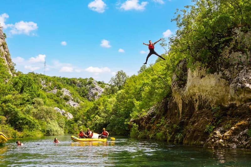 From Split/Šestanovac: Whitewater Rafting on Cetina River - Class II to IV rapids: where the adrenaline really comes from