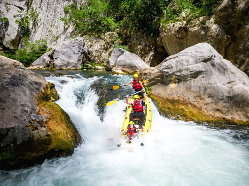 From Split/Šestanovac: Whitewater Rafting on Cetina River - Guides make or break rafting: Bruno, Bono, Duje, and the team vibe