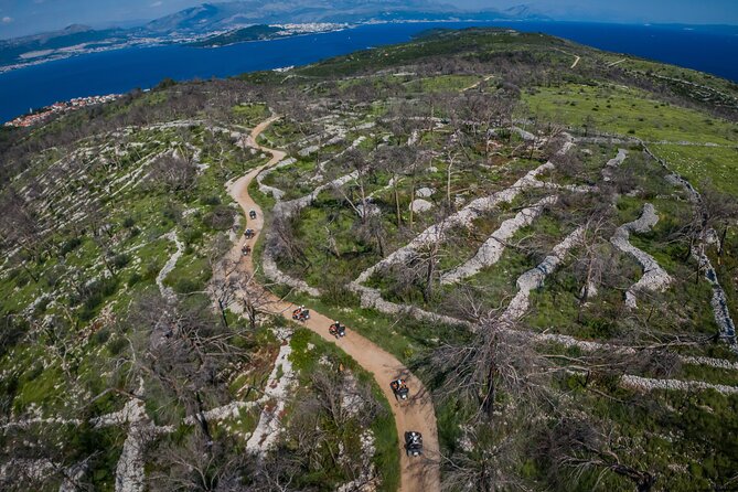 From Split & Trogir: ATV Quad Tour on Island Čiovo - Heliodrom: Beaches, a Break, and More Photo Time