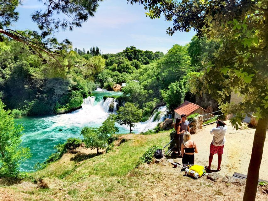 From Split & Trogir: Krka Waterfalls Day Tour with Boat Ride - The Riverboat Cruise to Skradin: Views From the Water