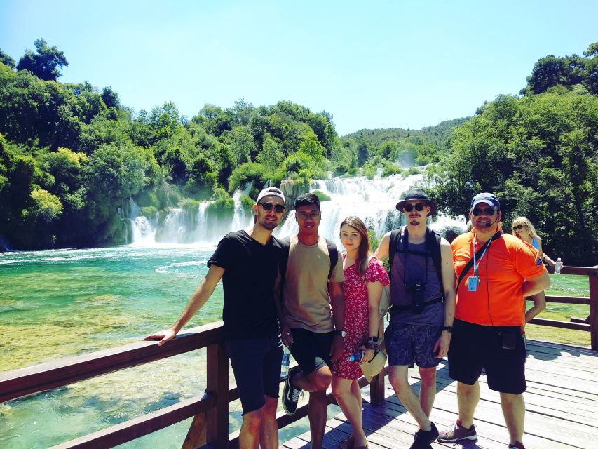 From Split & Trogir: Krka Waterfalls Day Tour with Boat Ride - Skradin Free Time: Beach Break, Walking, and a Swim Option