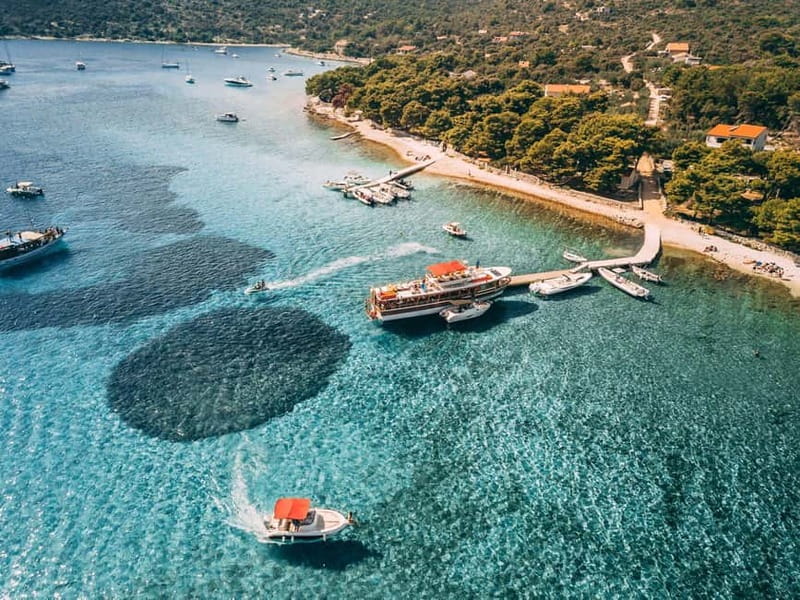 From Trogir: Blue Lagoon & Šolta Cruise with Lunch & Drinks - Blue Lagoon Schedule: 3.5 Hours for Snorkeling, Beach Time, and a Beach Bar