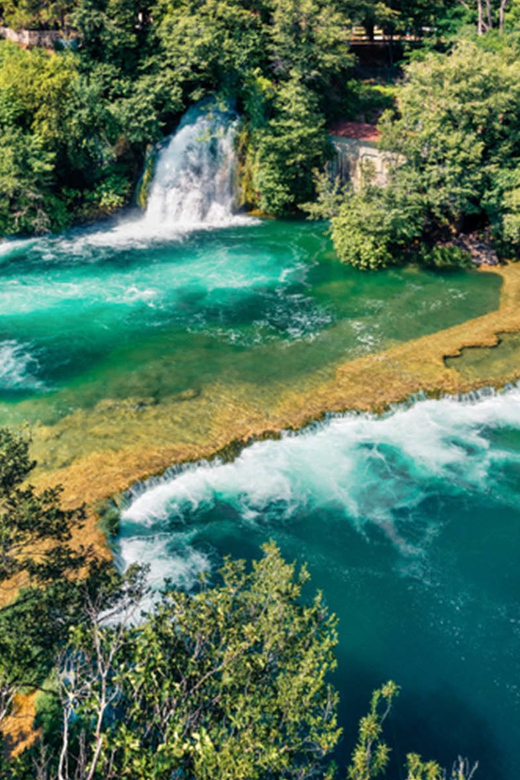 From Trogir, Seget & Okrug: Krka Waterfalls & Swimming - Skradinski buk: your main waterfall walk, wooden paths, and that river roar