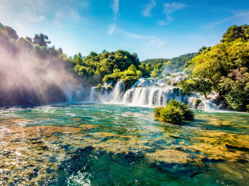 From Trogir, Seget & Okrug: Krka Waterfalls & Swimming - The boat ride to Skradin: short, scenic, and timed to your choices