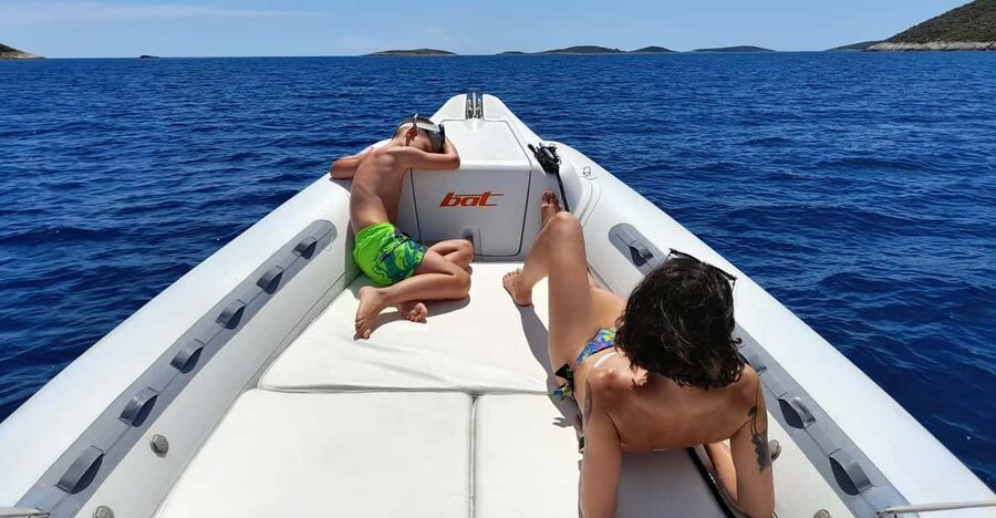 From Vis: Speedboat tour - Vis, Biševo & Blue Cave (shared) - Ravnik Islet and the Green Cave: swim options make it feel interactive