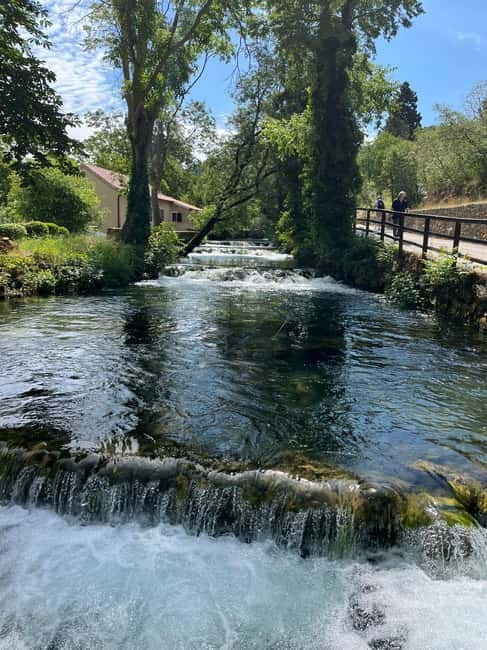 From Zadar: Krka Waterfalls Day Tour - Skradin and Skradinska beach: the difference between summer and shoulder season
