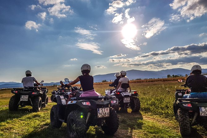 Full Day ATV Tour From Split with BBQ Lunch & River Swimming - 500cc ATV riding outside Split, with views that keep paying off