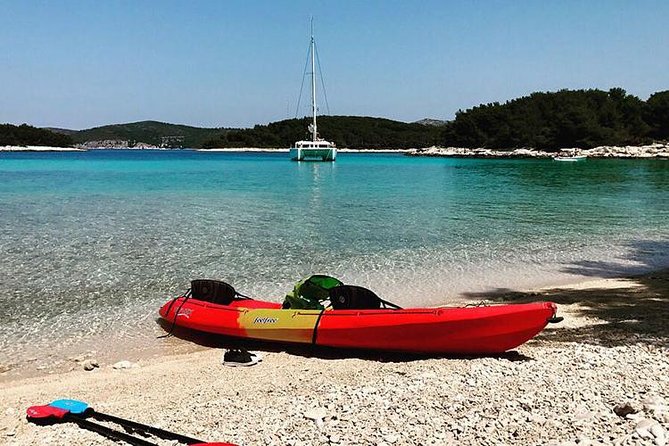 Guided kayaking tour to Pakleni islands - Snorkeling time on Hvar’s side of the water