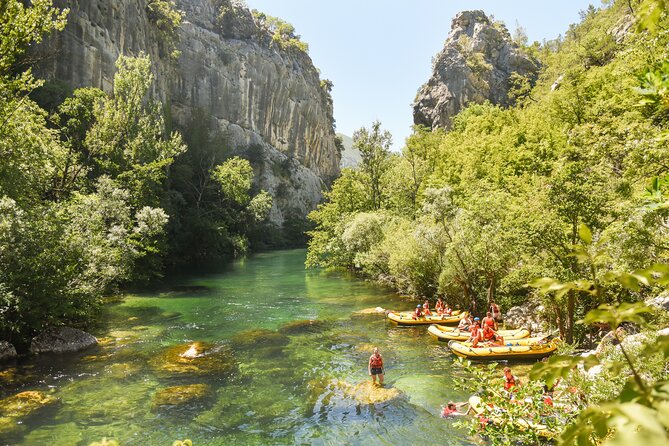 Half-Day Rafting Experience on Cetina River with Cliff Jumping and more - Stop 1, Pirate Rafting: Gear Up and Learn the Basics