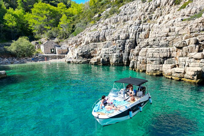 Half-day Speedboat Tour: Explore Hidden Gems of Hvar Island - Stop 4: Zečevo islet and the beach bar stop that can be hit or miss