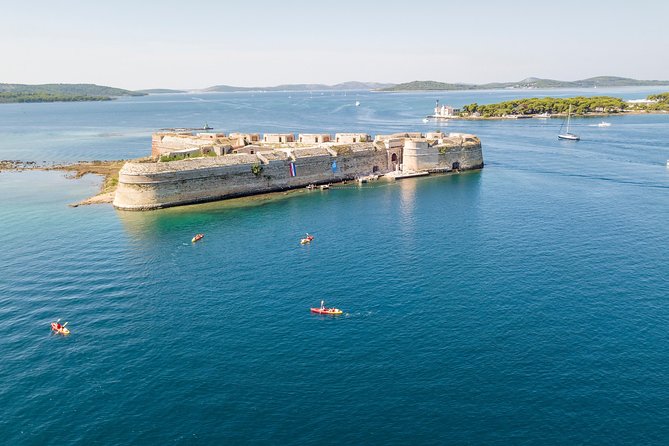 Hidden Šibenik - Kayaking - UNESCO St. Nicholas Fortress, Watched From a Kayak