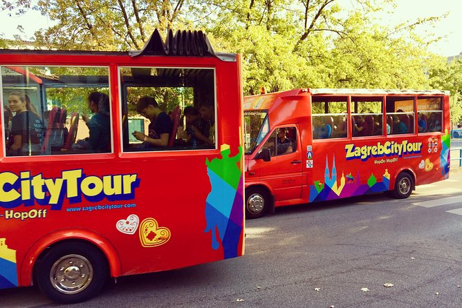 Hop On Hop Off Panoramic bus - Zagreb City Tour - The Route, Stop by Stop: Cathedral Areas, The Main Square, Museums, and Mirogoj