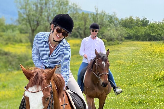 Horseback Riding Across River Ljuta with transport - Quick highlights