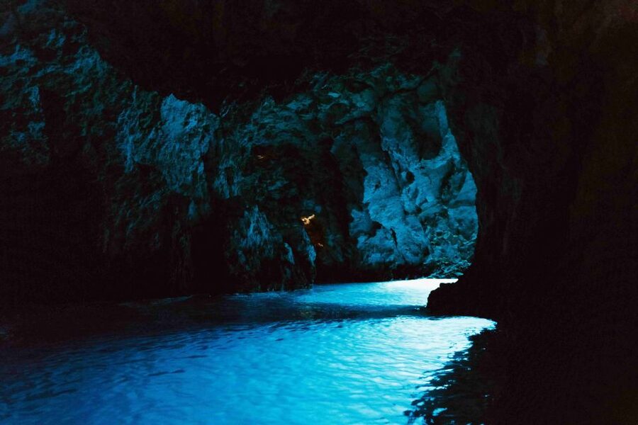 Hvar: Blue Cave, Green Cave & Stiniva Beach Speed Boat Tour - Green Cave next: emerald water and a quieter vibe
