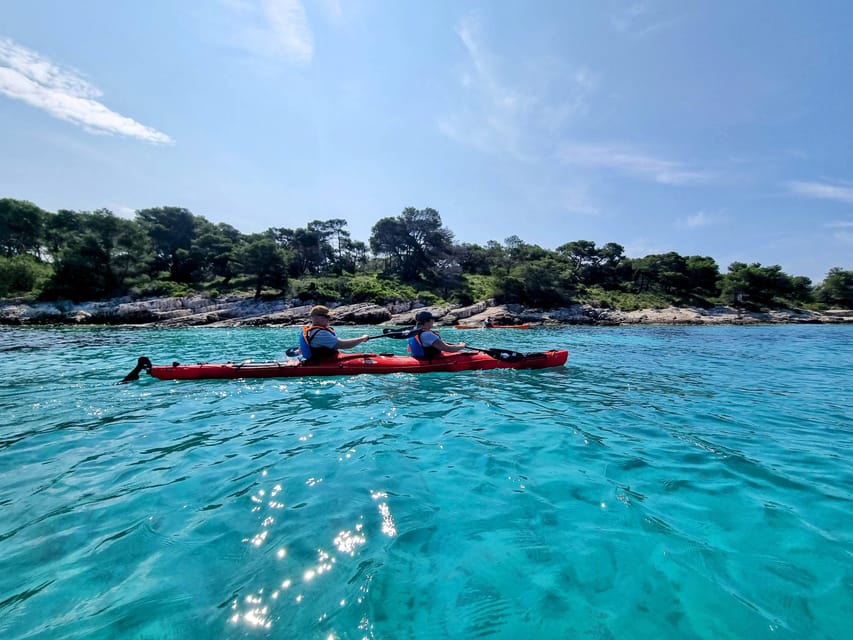 Hvar: Half day kayak tour to Pakleni islands - Paddling through Pakleni waters, how to enjoy the calm instead of fighting the boat