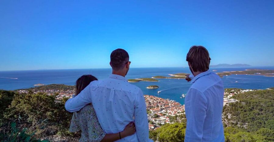 Hvar: Island tour with Wine and Olive Oil Tasting - St. Roko’s Chapel and the UNESCO Stari Grad Plain view