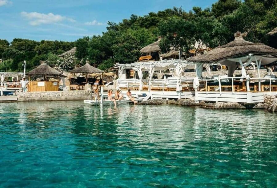 Hvar: Private Sailing Boat Trip with Swimming and Snorkeling - Getting on board at Riva 27, and what you get before you even swim